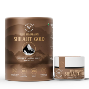 Wellbeing Nutrition Pure Himalayan Shilajit Gold Resin 20g for Strength, Stamina, Performance, Stress Relief