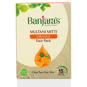Banjara's Multani Mitti Sandal, Face Pack, Papaya & Orange Powder - 100g (5x20g)