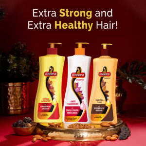 Meera Shampoo 340ml | Anti Dandruff | Hair Fall Care | Strong & Healthy Hair
