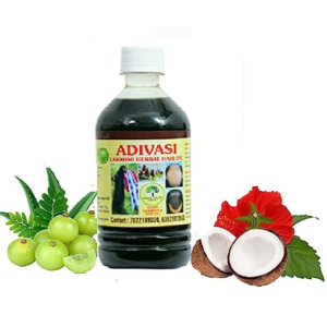 Adivasi Lakshmi Herbal Hair Growth Oil | Ayurvedic Handmade Herbal Kesh oil for Hair Fall Control 100ml & 500ml