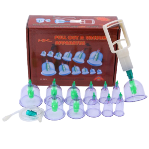 Kop Alat Bekam ABC Isi 6, 12 & 24 Cup Cupping Kit | Masuk Angin Vacuum Apparatus