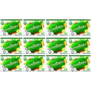 Pack of 12 - Chandrika Ayurvedic Soap 75g | Natural Herbal Cleanser