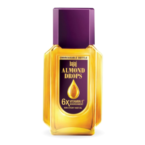 Bajaj Almond Drops Hair Oil, 6X Vitamin E, Almond Oil, Light & Non Sticky, Hair Fall Control | 95ml, 190ml, 285ml, 475ml