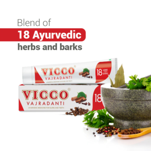 Vicco Ayurvedic Toothpaste 150g | Natural Dental Care with Herbal Extracts