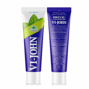 Vi-John Shaving Cream for Men - Classic, Icy Mint, Lime (125g each)