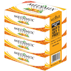 Medimix Sandal Soap 75g | Buy 3 Get 1 Free | Luxurious Sandalwood Aroma