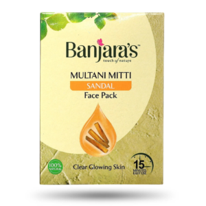 Banjara's Multani Mitti Sandal, Face Pack, Papaya & Orange Powder - 100g (5x20g)