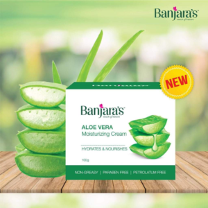 Banjara's Aloe Vera Moisturizing Cream 100g | Hydrating & Nourishing