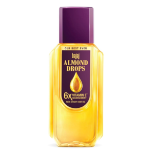 Bajaj Almond Drops Hair Oil, 6X Vitamin E, Almond Oil, Light & Non Sticky, Hair Fall Control | 95ml, 190ml, 285ml, 475ml