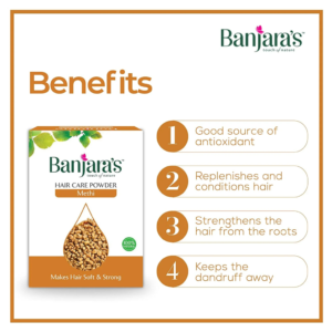 Banjara's Hair Care Powder | Bhringraj | Amla | Hibiscus | Shikakai | 100g