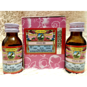 [3009] Khus Attar 25ML - Cobra Brand | Long-Lasting Natural Fragrance