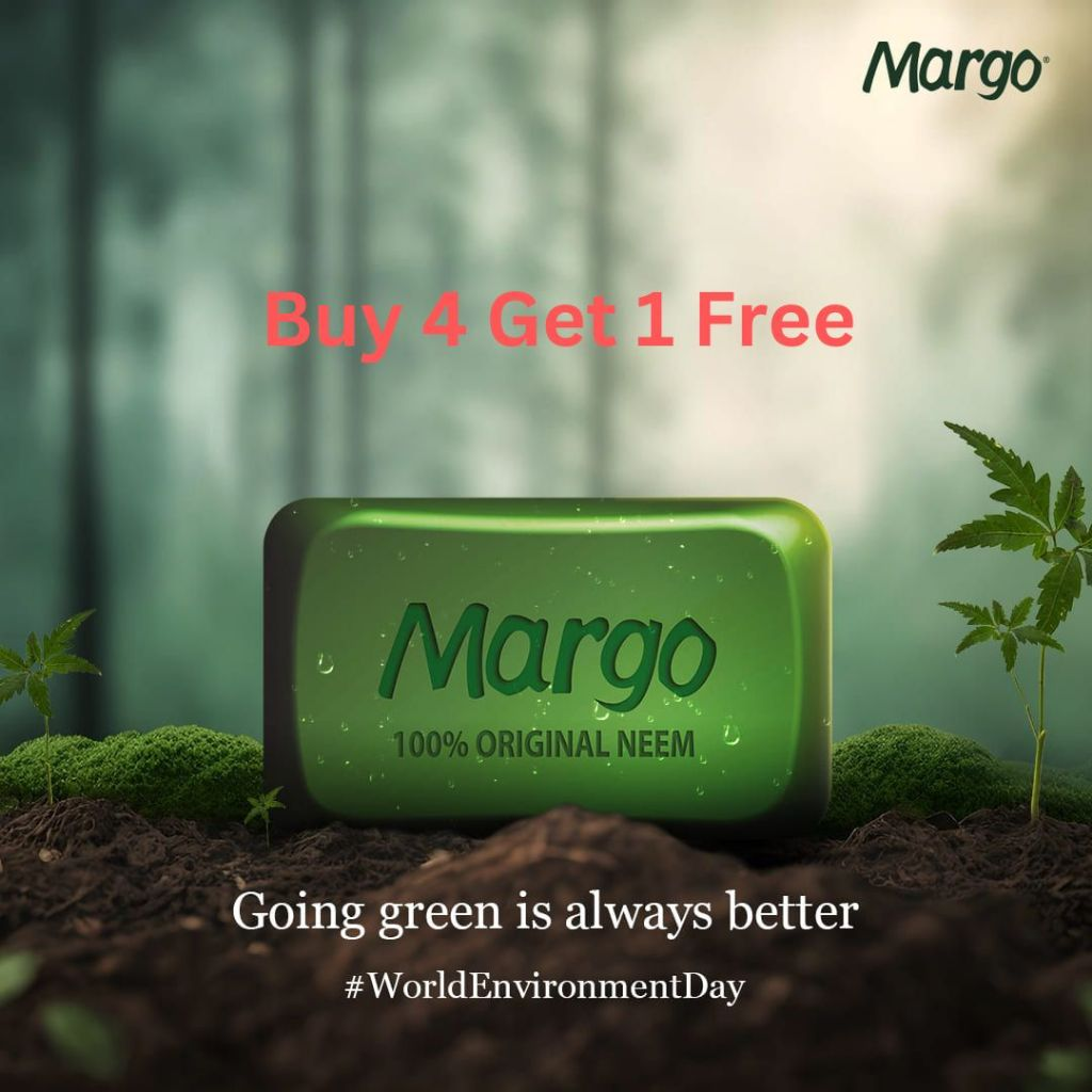 Buy 4+1 - Margo Soap 100g | Buy 4 Get 1 Free | Neem Extracts for Pure Skin Buy 4+1 - Margo Soap 100g | Buy 4 Get 1 Free | Neem Extracts for Pure Skin