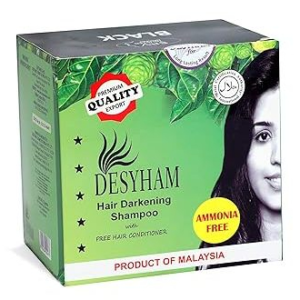Deshyam Darkening Shampoo | Dark Brown & Black | 5 Sets Pack