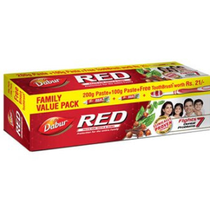 Dabur Red Toothpaste 36g, 100g & 300g | Ayurvedic Formula for Oral Health